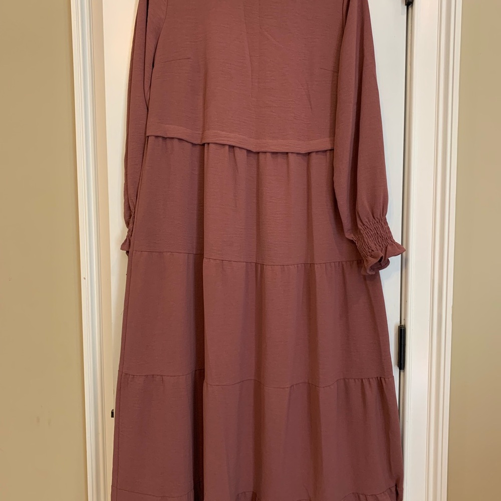 Dusty Rose Maxi Dress